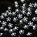 Produktbild Kingko® Solar Lichterkette, LED Solar Blumen Lichterkette 50er Warmweiß,8 Modi solar lichterkette für Garten, Hochzeit, Party usw (weiß)