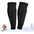 ARTGUTS 1 Pair Frost Armours Ski Shields, Multi Sport Guard, Shinbang Protector 2.0, Breathable Elastic, Shin Defender Guards,Ultimate Shin Guards for Skiers, Hockey, and Multi Sports