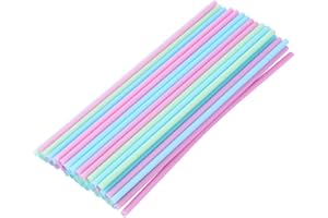 KitchenCraft Sweetly Does It, Cake Pop Sticks, Lolly Pop Sticks, Kunststoff, Packung zu 60, Pastellfarben
