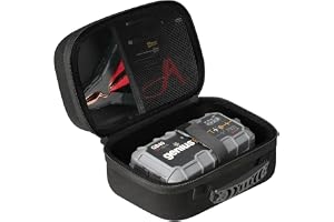 Lokyoyo EVA-skyddsfodral kompatibelt med NOCO GB20/GB40/GBX45/GB50 Jump Starters, samt kompatibelt med AstroAI S8, NEXPOW, BIUBLE, BUTURE och HULKMAN – passar alla modeller upp till 20 x 12 x 8,9 cm