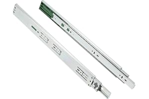 GTV Versalite Touch Pro - Lot de 2 glissières de tiroir, 45 x 300 mm, système de Rails Push-to-Open et Soft-Close, Rail télescopique, Guide-Billes, Charge maximale : 30 kg, 1 lot = 2 pièces