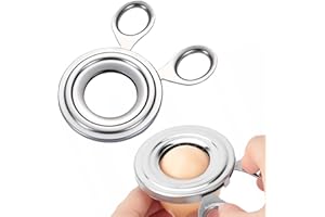 BANJIABB Coupe-oeuf en Acier Inoxydable,Ouvre - oeufs,Coupe-Œuf Coque Argent,Ouvre-Oeuf à la Coque,Oeufs Coupe Coque,Ciseaux à Oeufs Décapant la Coquille,Oeufs Coupe-Oeufs pour œuf Accessoires de Cuisine
