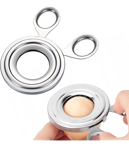 BondEron Eieröffner Set Edelstahl - Eierköpfer & Eierbecher