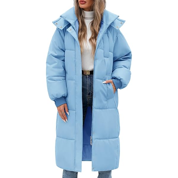 PUFFIT Damen Winterjacke Mit Kapuze – Wasserabweisend