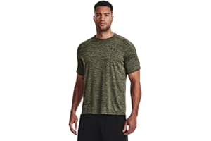 Under Armour Hombre Camiseta Tecnología 2.0, Steel Light Heather/Black