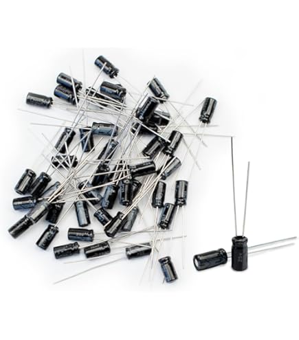 Condensateur De Filtrage Lot De 5 Condensateurs Chimiques 1000µF 25V - Format Radial - Température 105°C - Neufs Composant électronique