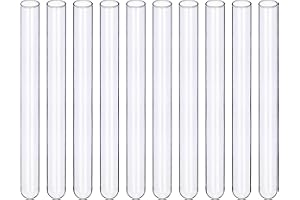 BorinGlass provglas, 30-pack, 15 x 150 mm, hög borosilikatglas för laboratorier, vetenskapliga experiment och förvaring