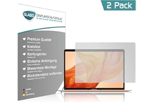 Slabo 2 x Displayschutzfolie für MacBook Air 13" (2018) | Air 13" (2020) Displayschutz Schutzfolie Folie No Reflexion | Keine Reflektion MATT