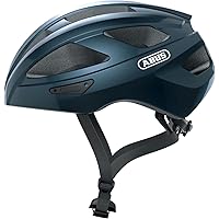 ABUS Rennradhelm Macator - sportiver Fahrradhelm für Einsteiger - auch für Zopfträger/-innen - für Damen und Herren