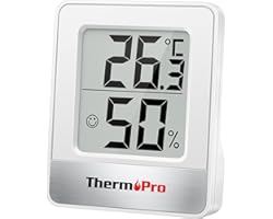 ThermoPro TP49 Digital Room Thermometer Indoor Hygrometer Mini Temperature Monitor Humidity Meter for Home Office Air Comfort