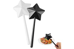 NECDEOL 2 spargere spezie, bacchetta magica per sale e pepe, bottiglia per spezie per la cucina, dispenser per spezie per la casa, barattoli per spezie con dosaggio pressato per la cucina