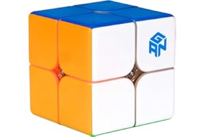 Bukefuno GAN 249 V2 2x2 Puzzle Magic Cube 2x2 GAN249 V2 Speed Cube magique sans autocollant
