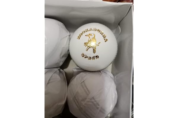Kookaburra Speed White Cricket Ball, Leather