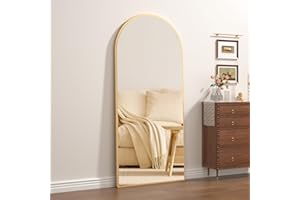 ‎CASSILANDO CASSILANDO Ganzkörperspiegel, 165 x 60 cm, Bodenspiegel, Stehspiegel, gegen die Wand für Schlafzimmer, Ankleide- und Wandmontage, dünner Rahmenspiegel