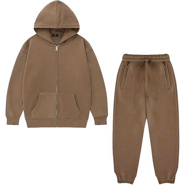 Tuta Ragazze 2 Pezzi - Felpa Con Cappuccio E Pantaloni Denim Jogging, Per 3-15 Anni - Foto 3