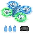 E-SMARTER Mini Drone for Kids, Indoor Drone with 4 Lighting Modes, 360° Flip, Lightweight Easy Fly Remote Control Drone with 3 Batteries, Christmas Gifts for Boys, Girls, Kids Toys