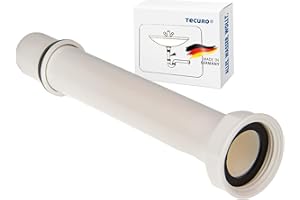 tecuro Tube de réglage Tube plongeur 200 mm Rallonge pour siphon