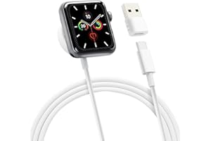 aceyoon Ładowarka do Apple Watch, magnetyczny kabel do ładowania USB C i USB A iWatch 1 m, przenośny, bezprzewodowy, podróżny przewód do ładowania, kompatybilny z Apple Watch Series 9, 8, 7, 6, 5, 4