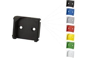 SHELLY HUTSCHIENENHALTER PW3D Shelly 2.5 / EM Wall (Adapter für Wandmontage/Wallmount) (Schwarz)