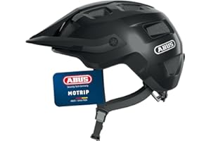ABUS MTB helmet MoTrip - robust bike helmet with height-adjustable peak for mountain bikers - customised fit