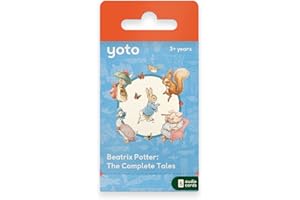YOTO: Beatrix Potter – The Complete Tales en inglés. Cuentos Infantiles Audio sin Pantallas con Historias clásicas para Jugar, Dormir o Viajar. 5 Tarjetas compatibles con Player y Mini. Edad 3+.