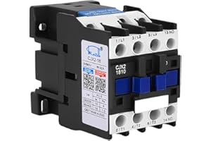 Contattore AC Buyweek CJX2-1810 3 poli normalmente aperto 220 V AC 50/60 Hz punta d'argento ispessita