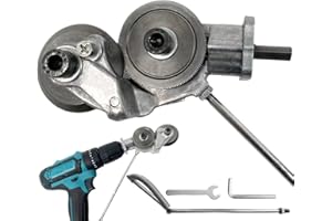 Lieonvis Grignoteuse électrique en métal - Facile à utiliser - Coupe-tôle en métal pour couper la tôle de métal - Plaque de perçage électrique - Métal - Découpe précise, (miuline-3)