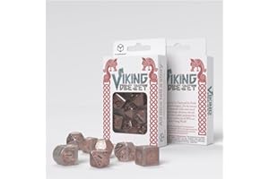 Q WORKSHOP Viking Modern Dice Set: Niflheim (7)