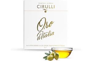 FRANTOIO OLEARIO CIRULLI Cirulli Huile d'olive extra vierge italienne extraite à froid, Bag in Box EVO (5 Litres)