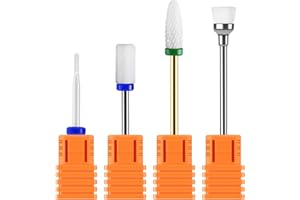 JCMASTER 3 Punte, premium, in ceramica, incluso 1 set manicure/pedicure/callosità, utensili professionali per unghie