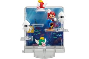 EPOCH Games 7392 Super Mario Balancing Game Plus Underwater Stage Juego de Mesa