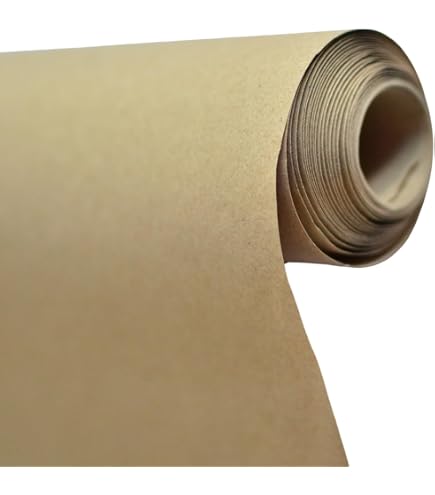 Rotes Packpapier-Rolle 38,1x762 Cm – Vielseitiges Kraftpapier Für Basteln, Verpacken & Dekoration