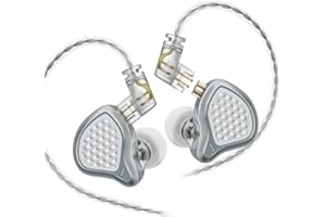 ARTTI R6 in Ear Monitor Earphone HiFi Wired Earbuds with Mic Gaming IEM Headphones with 2 Pin Detachable Cable for Musicians DJ Singer Audiophile (Type-C)