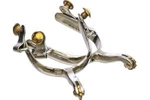Jeffers Equine Paired Spurs. Western & English Gear for Youth, Men, & Women. Universal, Quality Riding Aid