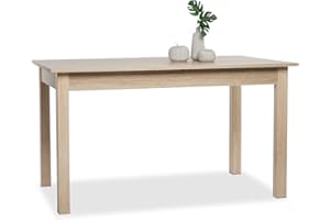 ‎MÖBELANDO möbelando Esszimmertisch Holztisch Küchentisch Auszugstisch Tisch Esstisch Crawley III Sonoma-Eiche