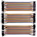 Price comparison product image RGBZONE 120pcs Multicolored Dupont Wire 40pin Male to Female, 40pin Male to Male, 40pin Female to Female Breadboard Jumper Wires Ribbon Cables Kit