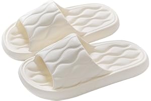 BVEBJDX Womens Mens House Slippers Sale Clearance UK Ladies Bathroom Shower Flip Flops Bedroom Home Slipper Man Platform Slides Open Toe Sliders Anti-Slip Slide Super Soft Shoes EVA Soled Flats