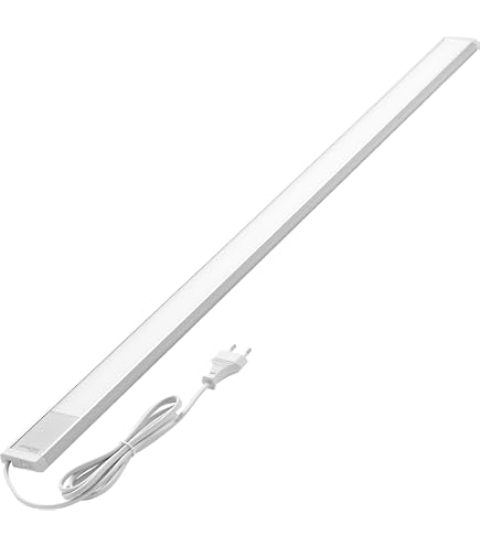 Reglette LED Cuisine 55cm Dimmable Avec Capteur Sans Contact - 3 Températures Lumière Pour Sous Meuble, Armoire Et Plan De Travail