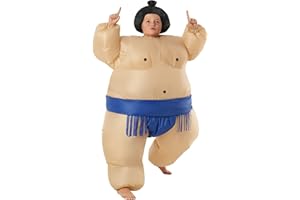 Morph Costumes Kostium Sumo Chłopiec, Kostium Fighter Sumo Dziecko, kostium Sumo Nadmuchiwany Dziecko, Kostium Nadmuchiwany Dziecko, Kostium Nadmuchiwany Dziewczyna, Kostium Karnawał Dziecko Jeden