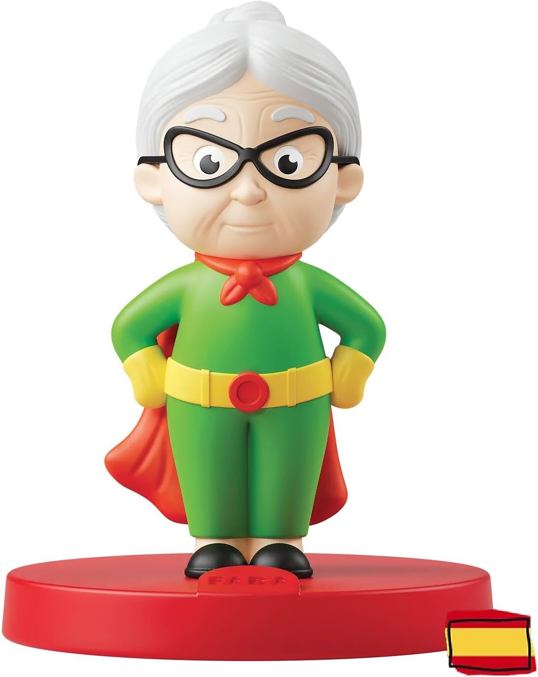FABA Personaje Sonoro – SuperAbu y los SuperChistosos – Historias sonoras, para niños y niñas 3-5 años, Reproducción con el Cuentacuentos y FABA+, Juguete Educativo, versión en español