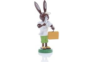 ‎RUDOLPHS SCHATZKISTE Rudolphs Schatzkiste Osterfigur Hase Doktor Höhe ca 9 cm NEU Osterdeko Osterhasenfigur Ostern Osterei Frühling Erzgebirge Seiffen Hase Arzt DRK