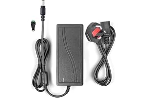 Arotelicht LED Strip Power Supply 12V 5A, 60W Adapter AC 100-240V to DC 12V Driver Transformer with IEC Connector for light strip SMD 3528/5050 COB, Kettle Form