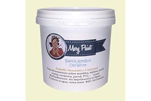 Mary Paint | Pintura para muebles efecto Chalk Paint, Blanco Antiguo - 750ml