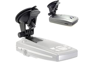 ChargerCity Hot Weather Resistant Suction Windshield Suction Cup Mount Compatible only with ES-Cort Passport 9500 8500 7500 Solo S2 S3 S4 Radar Detectors (Please Verify Compatibility in Detail)