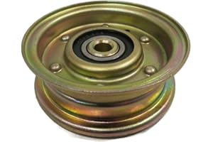 BOOMBOOST Polea tensora Plana Cortadora de césped Polea tensora Plana para Cub Cadet MTD Troy-Bilt 756-04224 756-0981 956-0981 Cortacésped