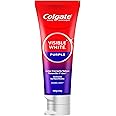 Colgate Visible White Purple Toothpaste For Teeth Whitening, Teeth Whitening Toothpaste With Fluoride, Whitens Yellow Teeth, Enamel-Safe For Daily Use Paste Toothpaste (100G + 20G)