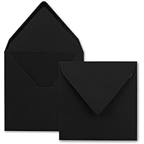 Lot De 60 Enveloppes Transparentes Carrées Format B6 (12,5 X 18,5 Cm) - Pour Invitations Mariage, Anniversaire, Cartes