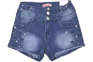 Girls Fashion Mädchen Jeans Shorts Sommerhose Kurze Hose, M7175