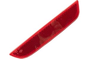 Twowinds - Riflettente Sicurezza Paraurti 265659650R Compatibile con Renault Clio 4 (2012-2019) - Paraurti Posteriore Sinistro (lato conducente) - Spia Riflettore Rosso - Striscia