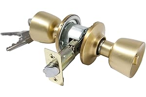 Tesa Assa Abloy 3500U0LM Jeu de poignées TULIPA pour portes Laiton mat Fonction 00 TULIPA